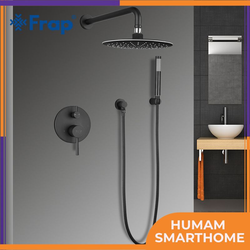 Keran Shower Panas Dingin Frap Round Bathroom Shower Faucet System