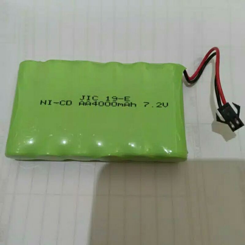 Jual Baterai Ni-Cd 7.2V 4000mAh - 5500 MAh Soket Hitam - Baterai Cas ...