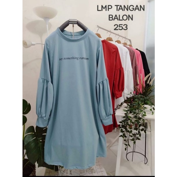 tunik tangan balon tunik tangan balon murah tunik jumbo