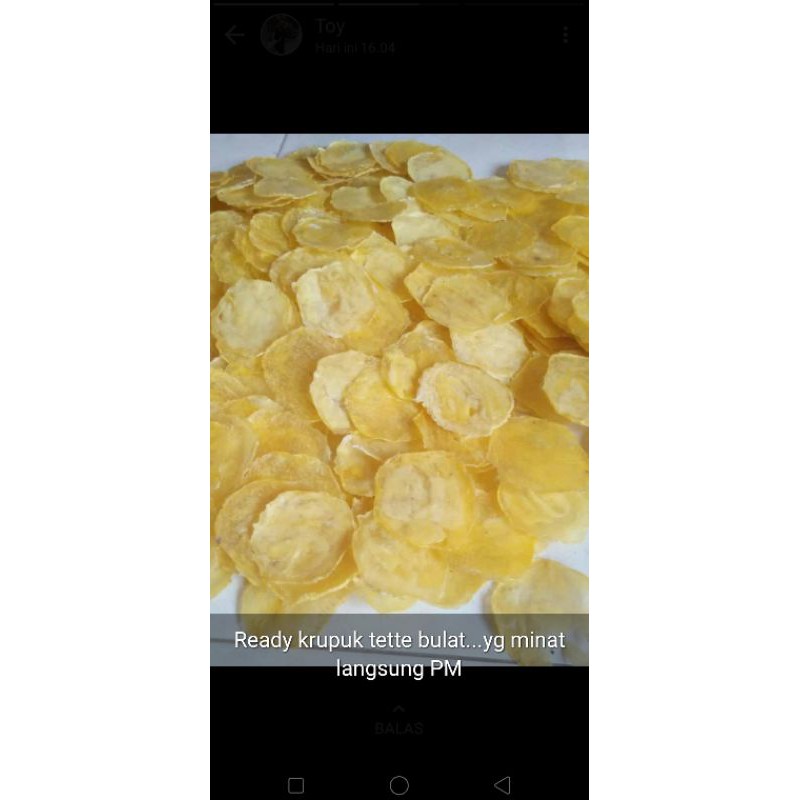 

keripik tette bunder kecil