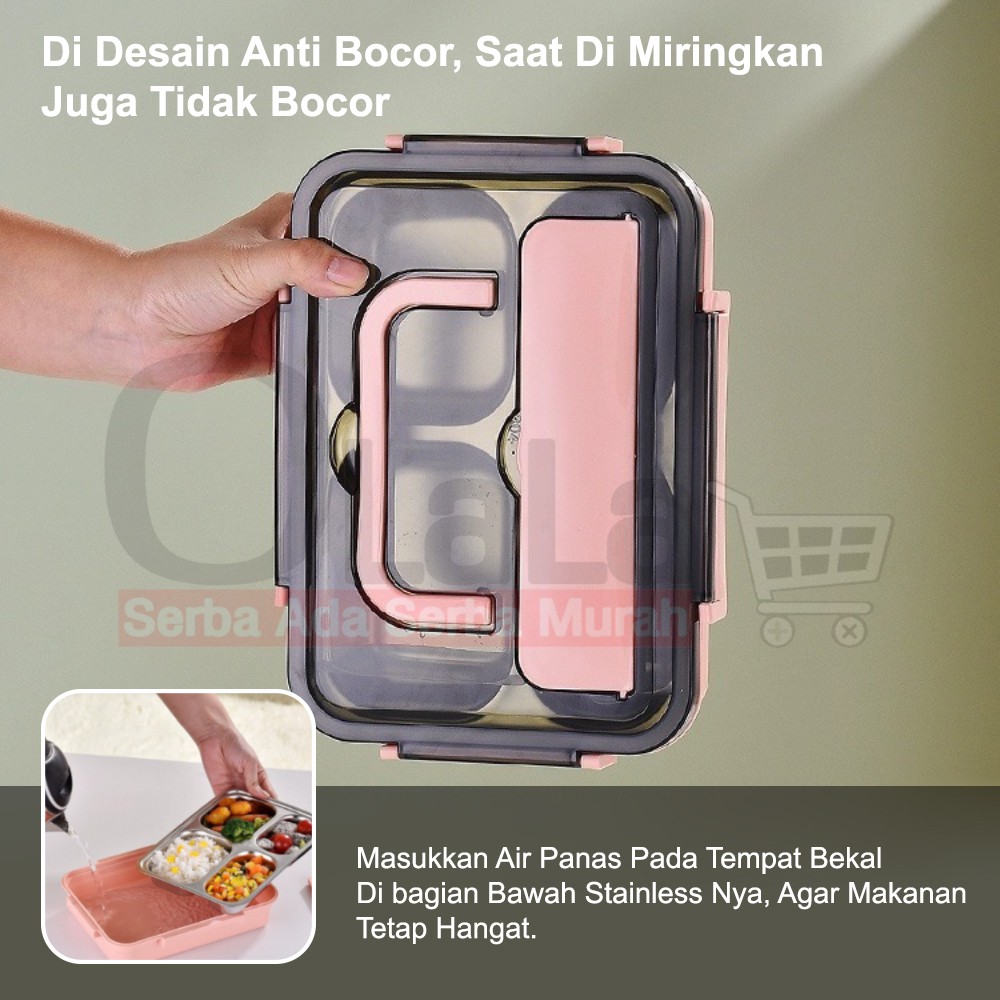 Kotak makan Stainless tempat makan PQ-8308