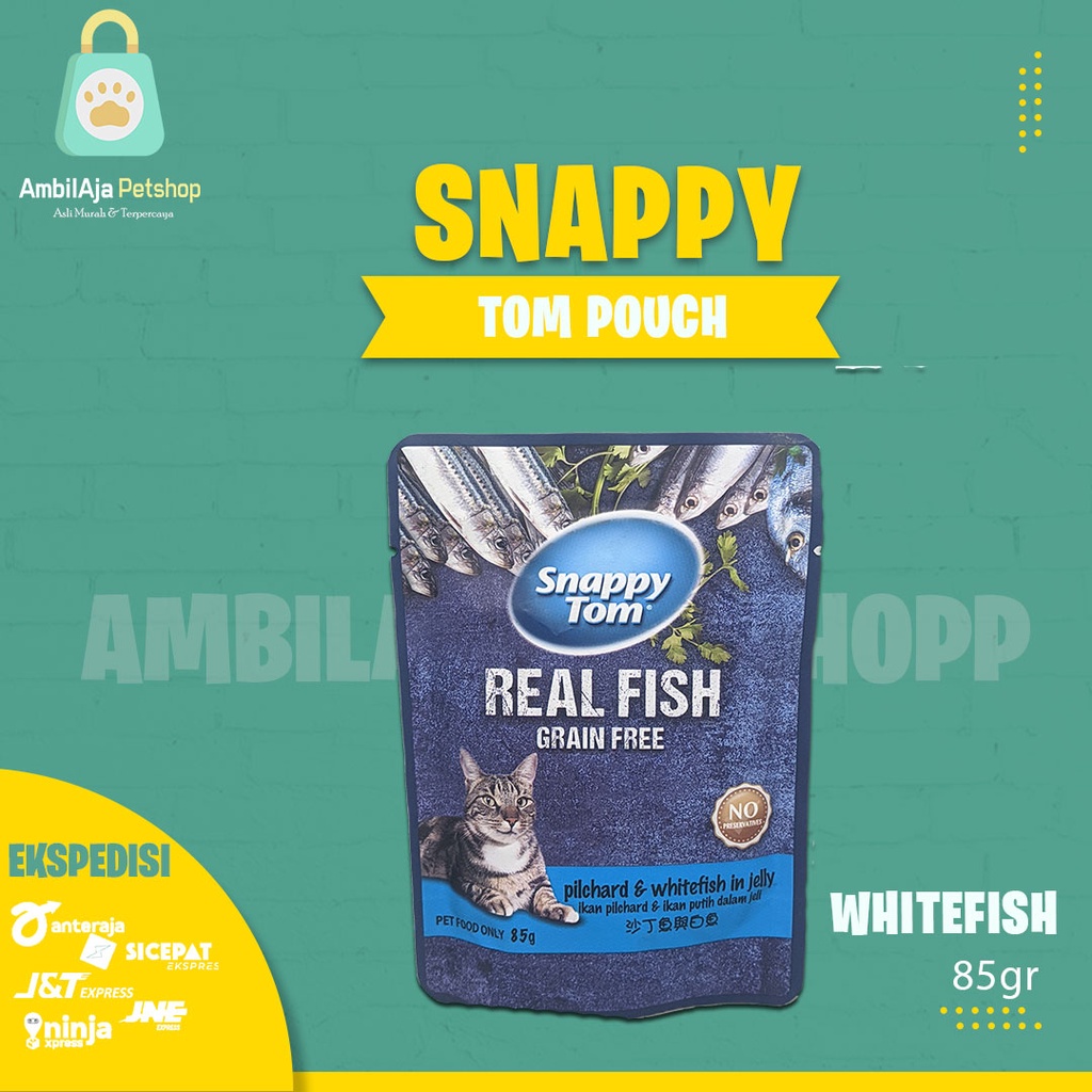 Snappy Tom pouch 85gr All Varian