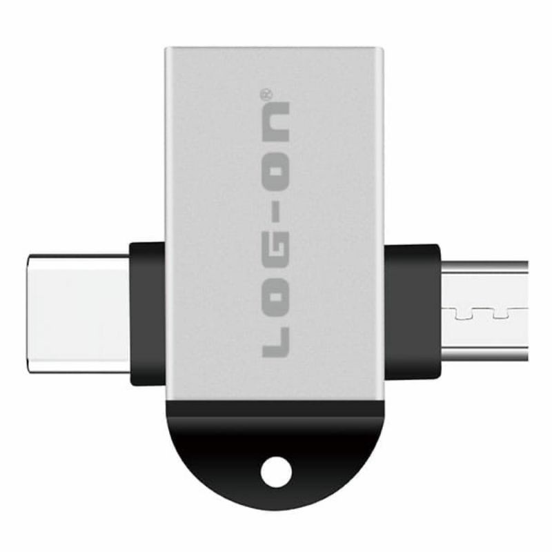 OTG 2in1 LOG-ON LO-OT09 Converter USB OTG Micro USB And Type C