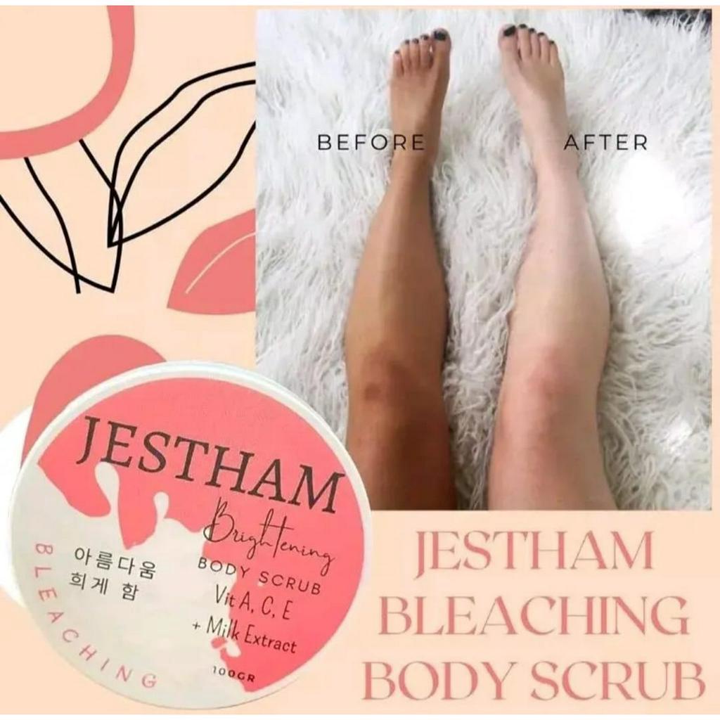 NEW!!! Jestham Bleaching Cream Pemutih Kulit / Lotion / Lulur Pemutih