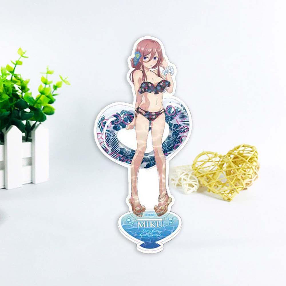 Needway   Anime The Quintessential Quintuplets Fans Hadiah Yotsuba Itsuki Collection Model Gotoubun No Hanayome Desktop Standing Card Figure Model Mainan Akrilik Stand Figure