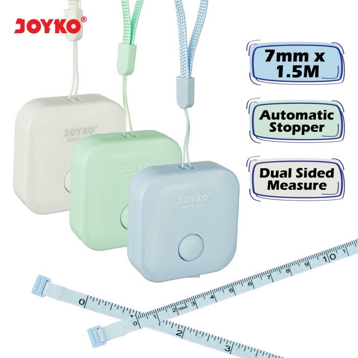 

Pocket Ruler Tailoring Tape Meteran Jahit Joyko PRTT-280 1.5 Meter