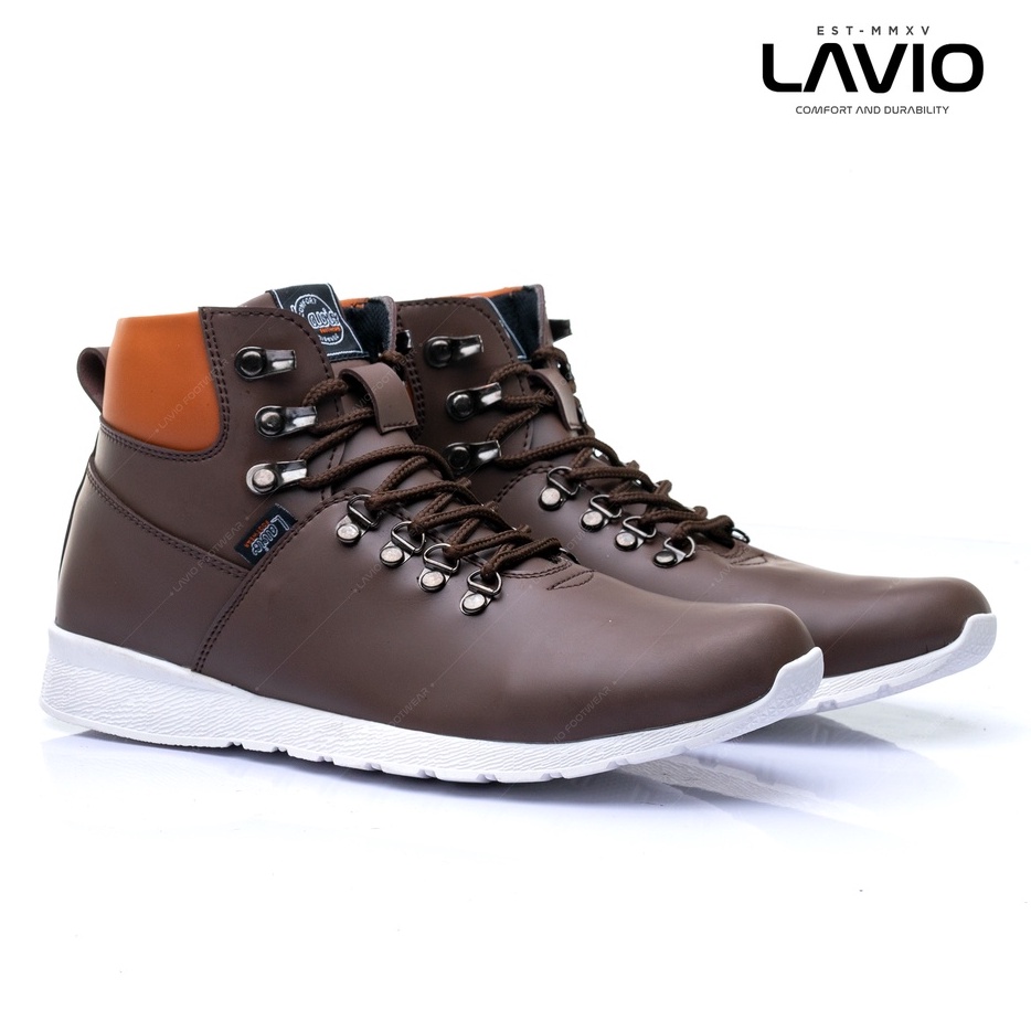 sepatu casual pria original sneakers ujung besi lavio calio cocok untuk touring jalan-jalan