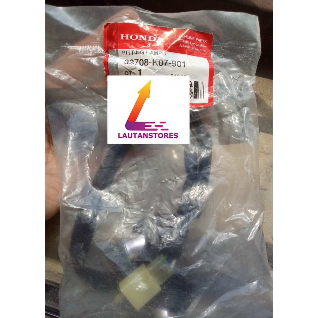 33708-K07-901 Socket Comp Blade 110 K07A - FITTING LAMPU STOP BLADE 110 Double Disk K07