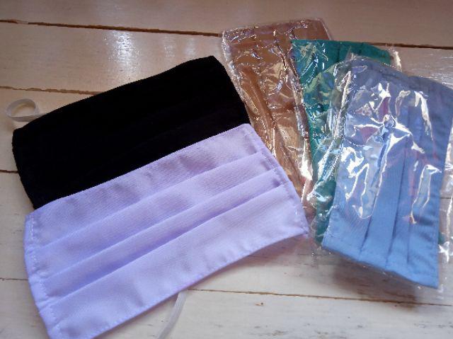 Masker Kain Oxford Tali Karet