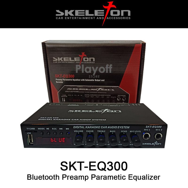 Parametric Equalizer Bluetooth Usb Preamp Karaoke Mobil Skeleton SKT-EQ300