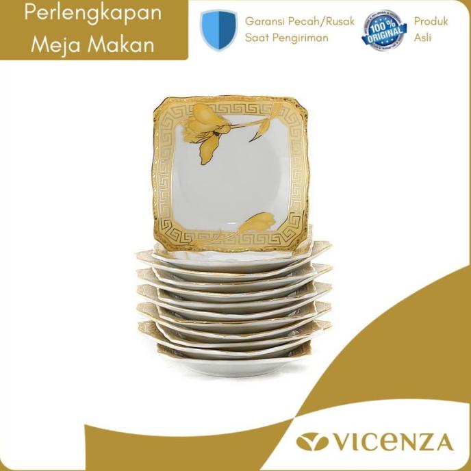 Vicenza Piring Kecil Kotak 1 Lusin B423 Lily