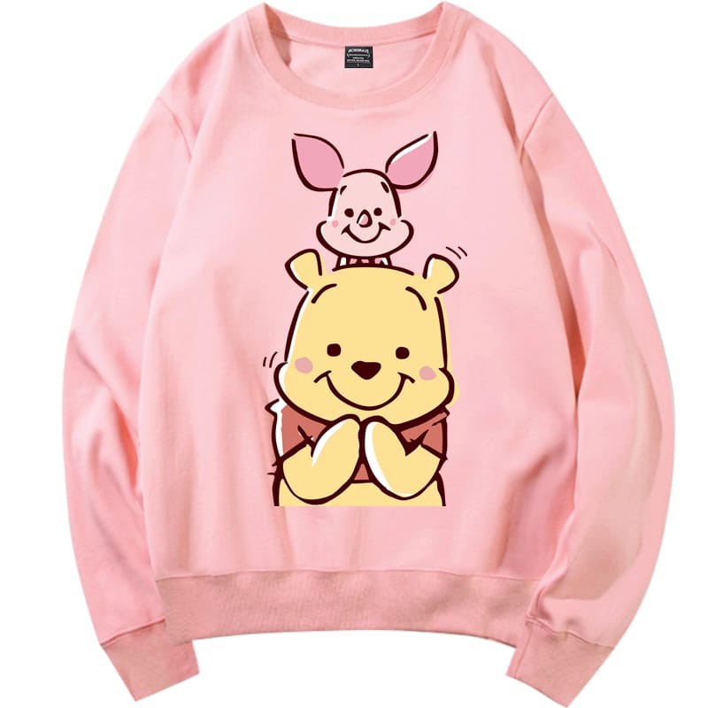 Bess - Sweater Murah Wanita / Sweater Lengan Panjang POOH &amp; PIG