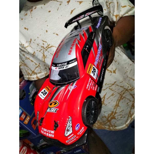 Rc Drift Mobil Remote Control Sedan Drift Body Lentur 4WD Scale 1:14 Batre Cash