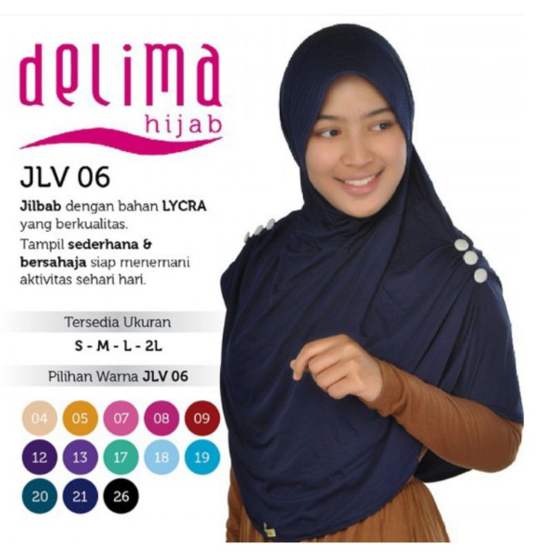 JILBAB INSTAN DELIMA JLV06