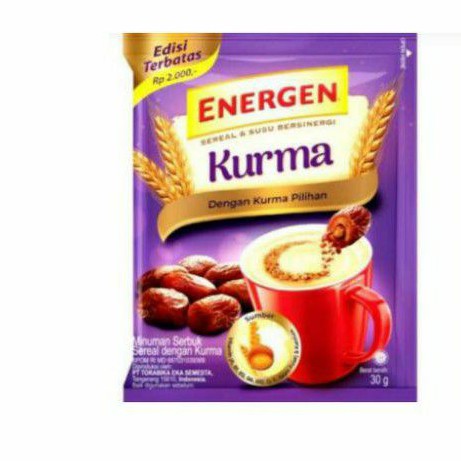 

ENERGEN KURMA SEREAL SERBUK SACHET 30g