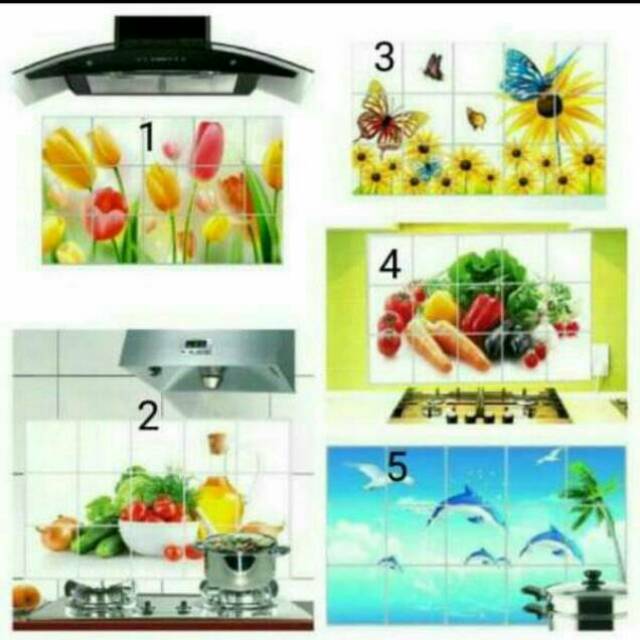 Sticker dapur Anti Minyak/Stiker dapur anti minyak