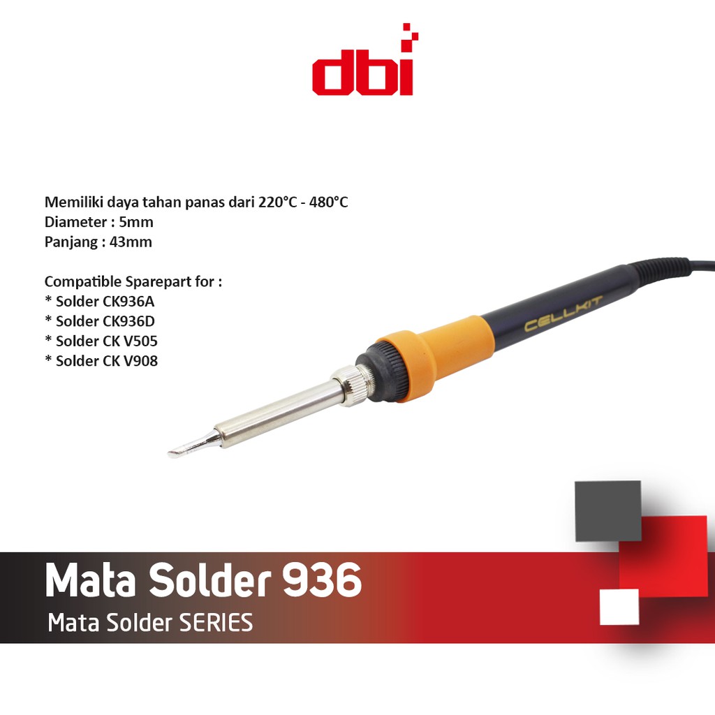 Mata Solder 936 - Solder TIP TYPE 3C CELLKIT