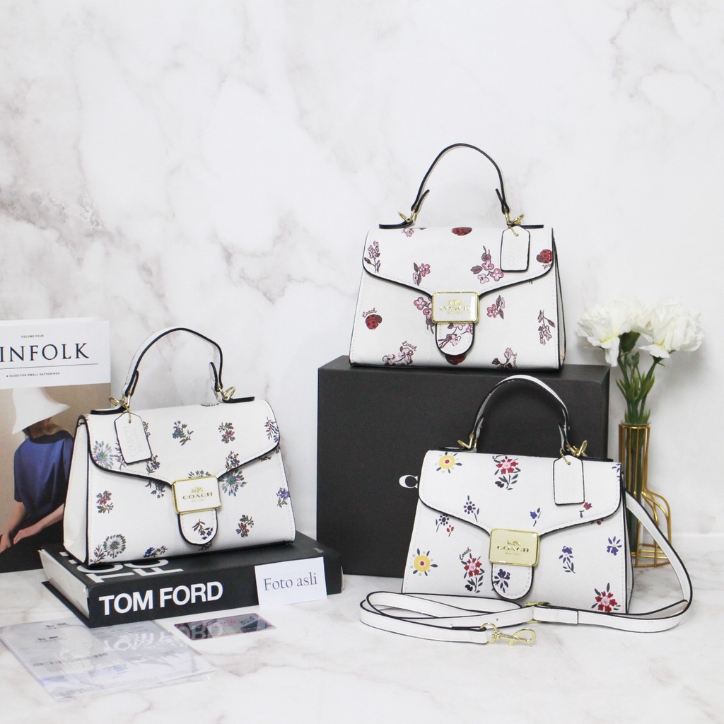 Co@ch Pepper Satchel Top Handle 8653 (FreeBubble Wrap+DalamSuedee+NoSeri)