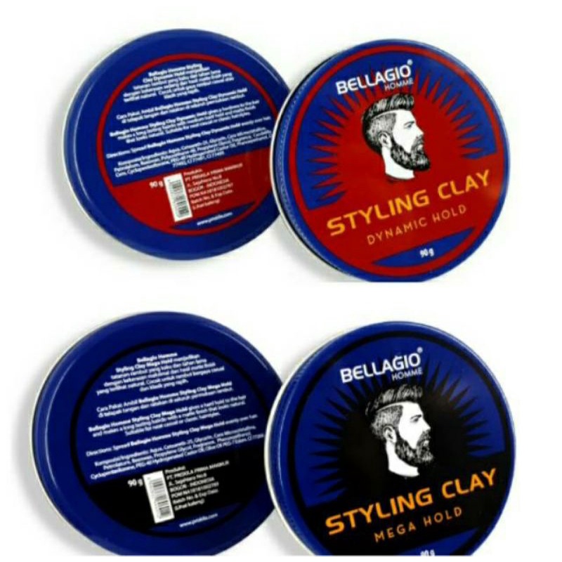Pomade Bellagio Styling Clay 90gr