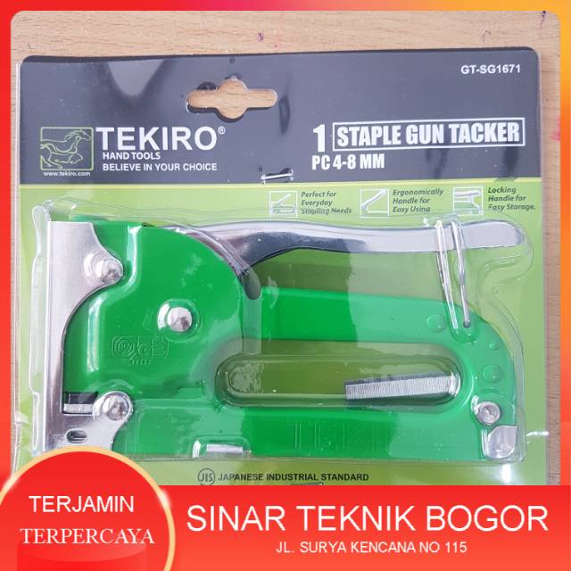 

Tekiro Staples Gun Tacker hekter tembak 4-8mm