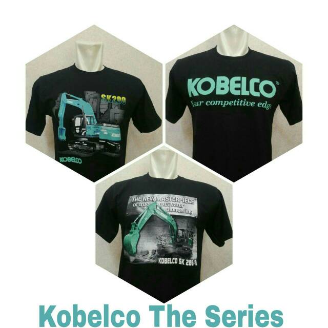 TSHIRT / KAOS KOBELCO HITAM