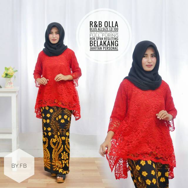 Rnb batik broklat full furing rokk batik berkualitas