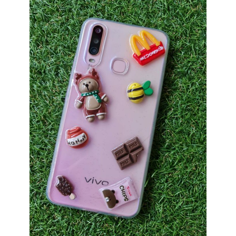 DY Softcase DIY 3D CUTE Hologram Ip 12 mini  A12 A21S A52 A92