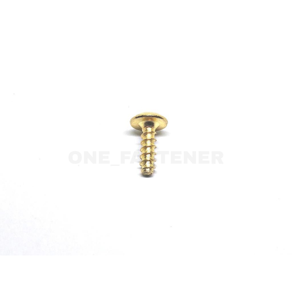 100 Pcs s255 GOLD ONLY Baut SEKRUP skrup L Body Jupiter MX M5x15 Ulir cacing 1.5cm