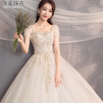 Gaun Pengantin Wanita Dengan Model Bergaya Mewah Untuk Pesta Pernikahan 2020