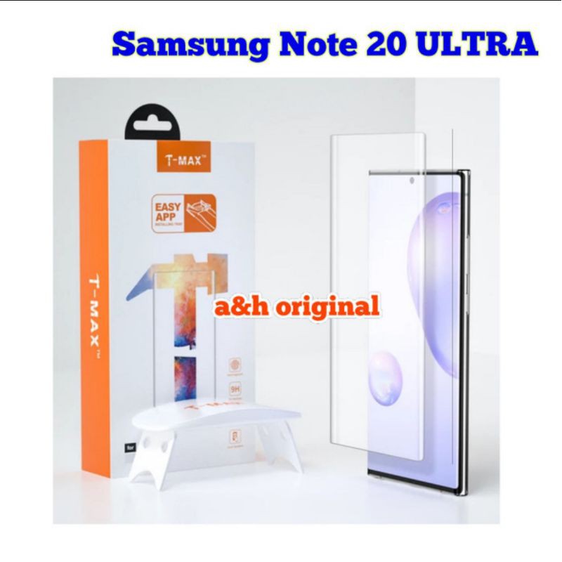T-MAX Tempered Glass Liquid UV Samsung Note 20 | ULTRA TMax Original