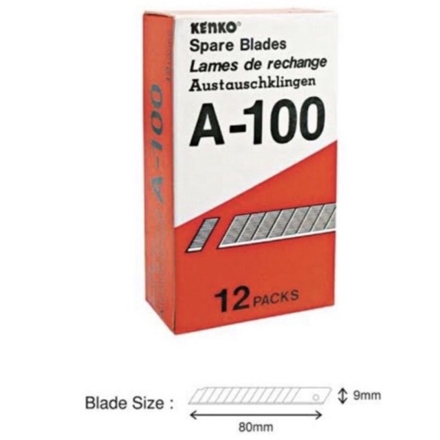 

Isi Cutter kecil Kenko A-100 / isi Refill kater kenko A100