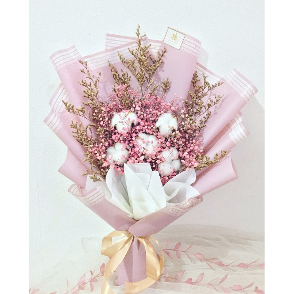 Jual Buket Bunga Kering | Dried Flower Bouquet | Baby Breat Bouquet ...