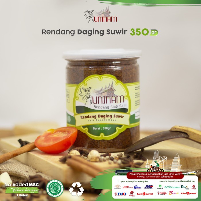 

Rendang Daging Suir Uninam 350gr - BARU