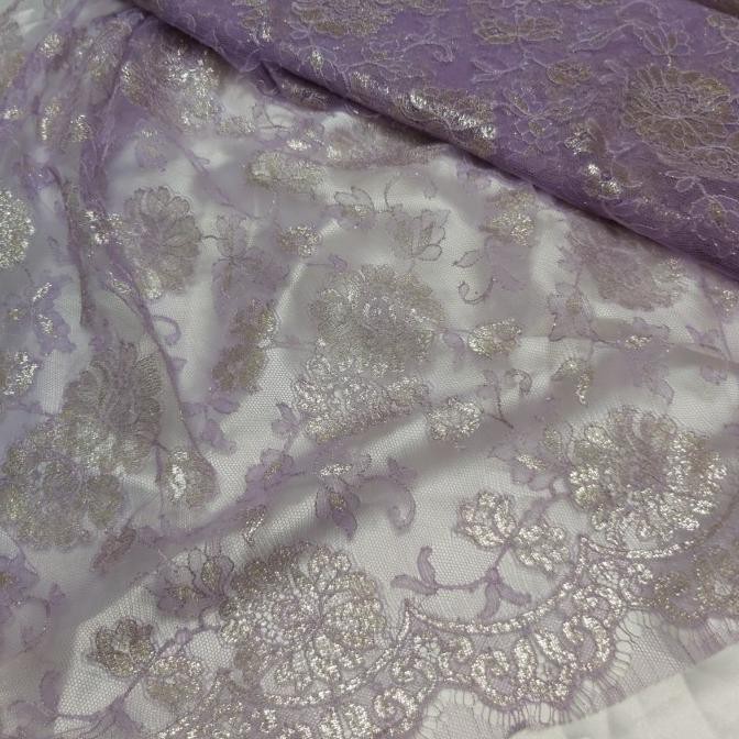 kain-bahan brokat/brukat lace Prancis original 100% asli