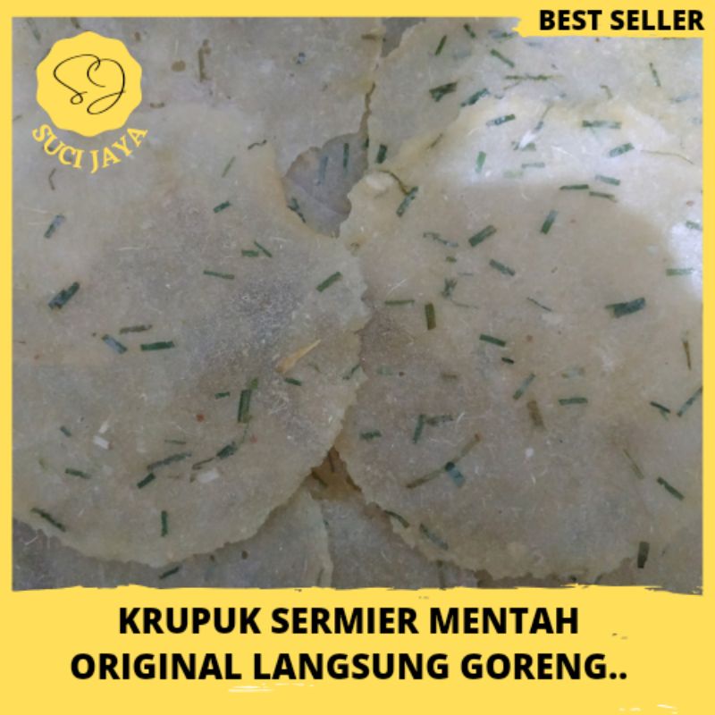 

Kerupuk Sermier Mentah Original (Putih) 500gram