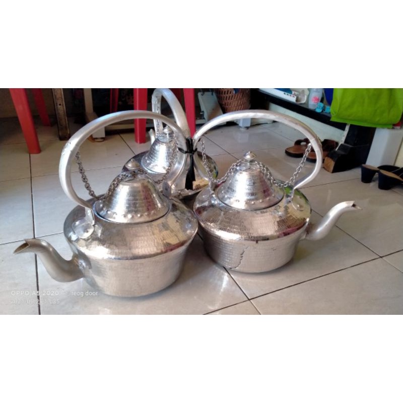 Teko/ceret unik aladin alumunium tebal teko angkringan unik