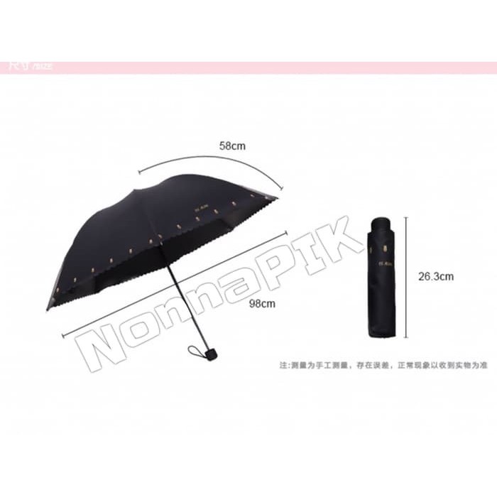 Payung Lipat - Portable Umbrella My Neighbor Totoro , Line [ Cony Brown Sally ]