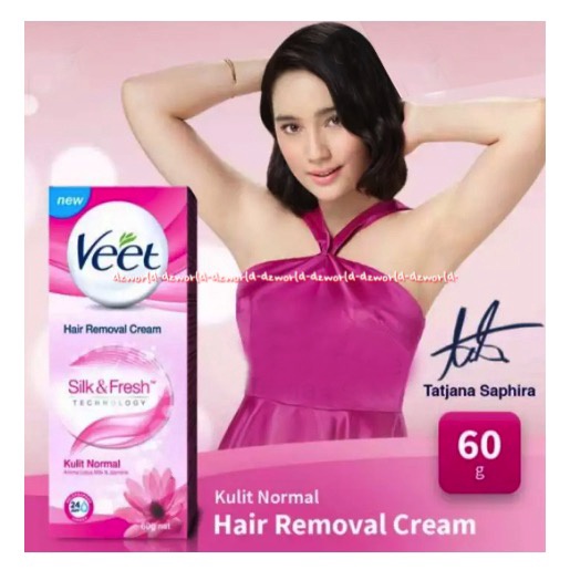 Veet Hair Removal 60ml Normal Hair Cream Veet Krim Menghilangkan Bulu Vet Hairs Creams 60 ml Veets