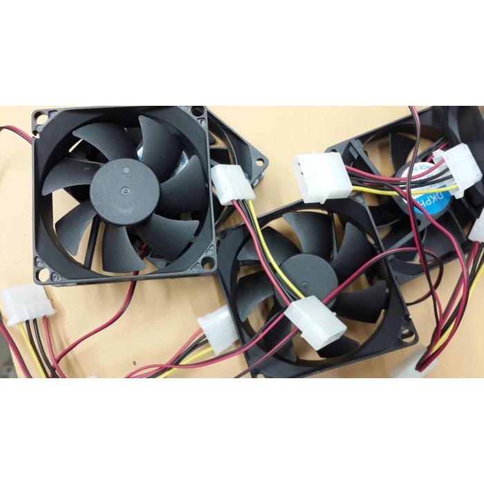 Fan Casing 8Cm 8 cm Hitam Standart Kipas Komputer Cpu