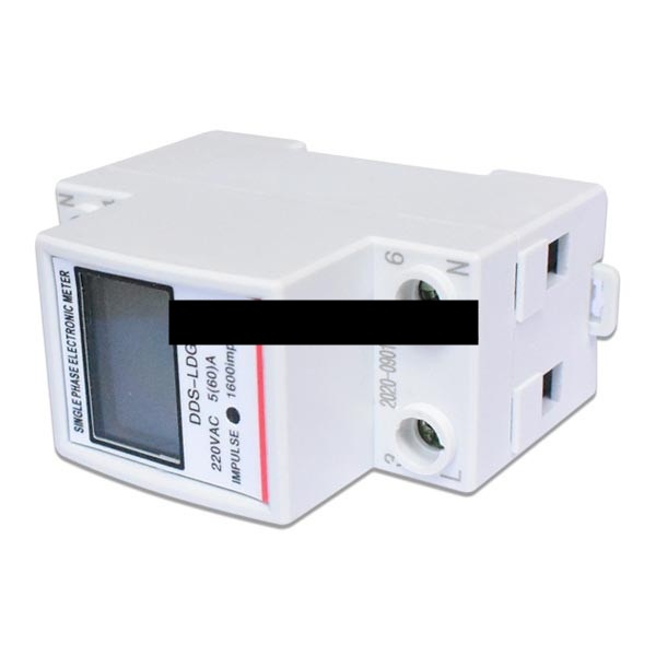 Single Phase LCD Meter Ukur KWH 60A