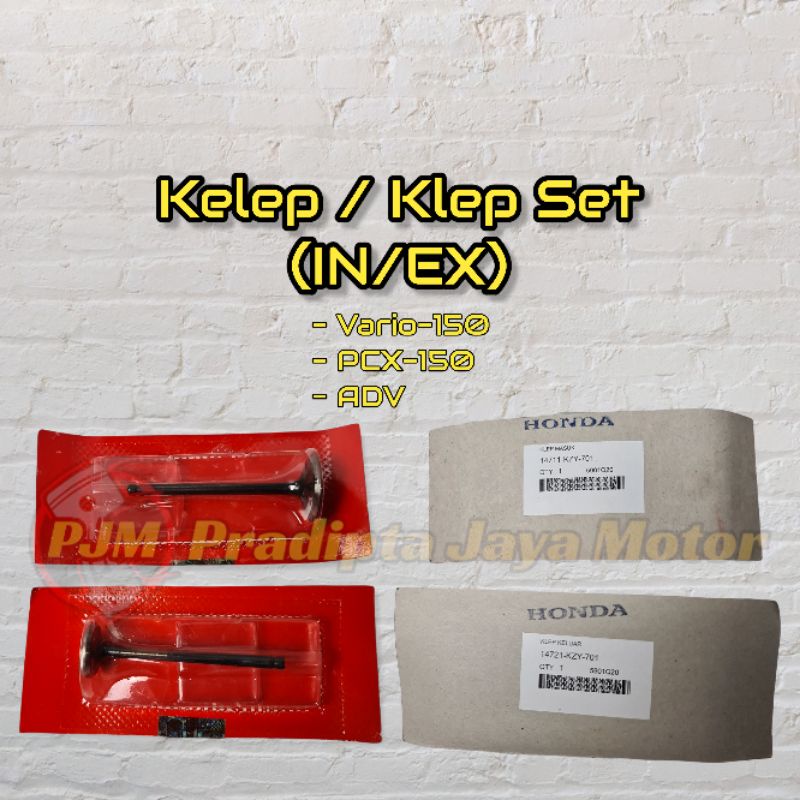 Klep Kelep Set VARIO PCX ADV 150 VARIO150 PCX150 ADV 150 ORI Original AHM