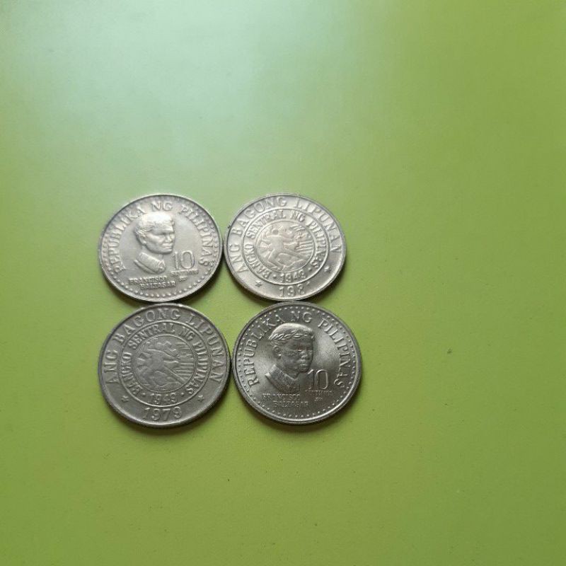 uang koin kuno koleksi langka 10 centimos