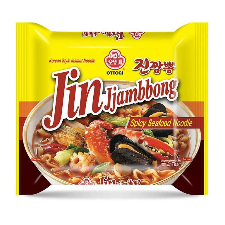 

Ramen Korea I Ottogi Jin Jjambbong Spicy Seafood Ramen Noodle/Mie Korea (NON HALAL)