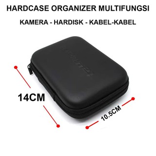 Tas Kamera Hardcase Multifungsi HD-A1 - Hitam - Case Extrenal Hardisk
