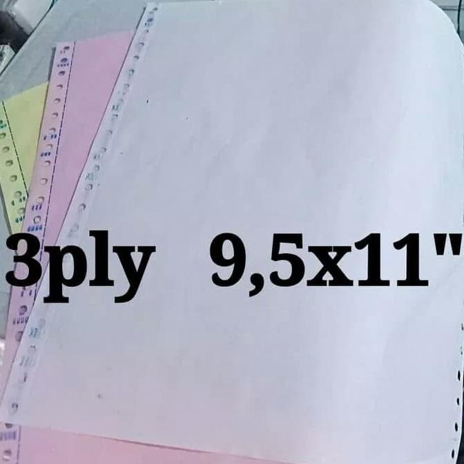 

Kertas 3ply komputer Continuous form 9.5x11 inch isi 250set Star Seller Termurah