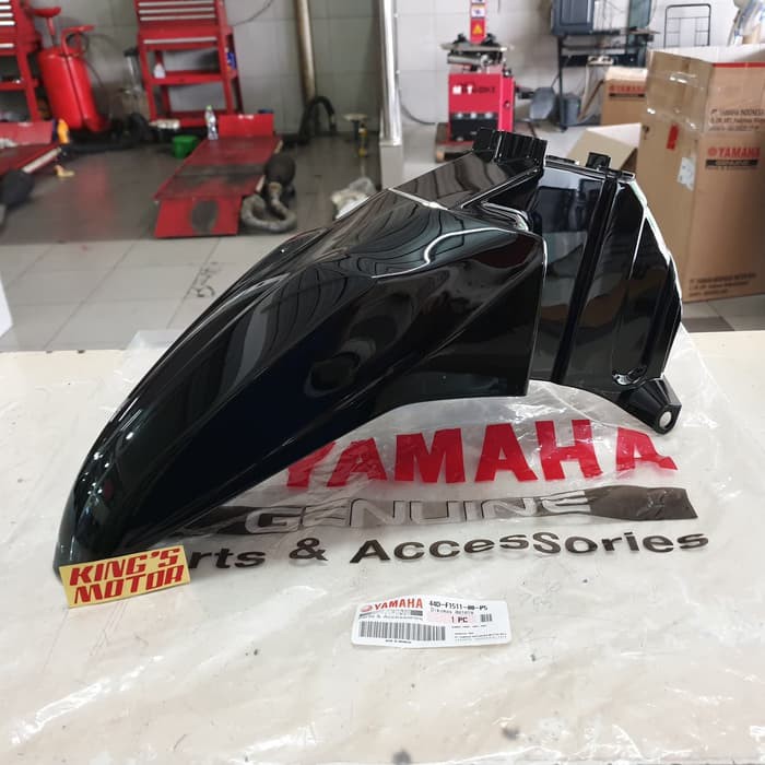 spakbor depan XEON 44D KARBU HITAM ASLI YAMAHA