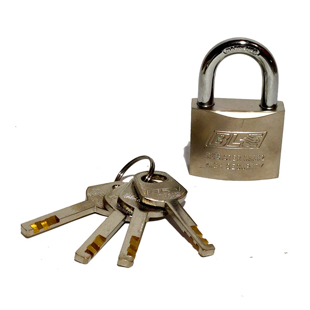 GEMBOK PUTIH 40 MM LEHER PENDEK BELLUCCI