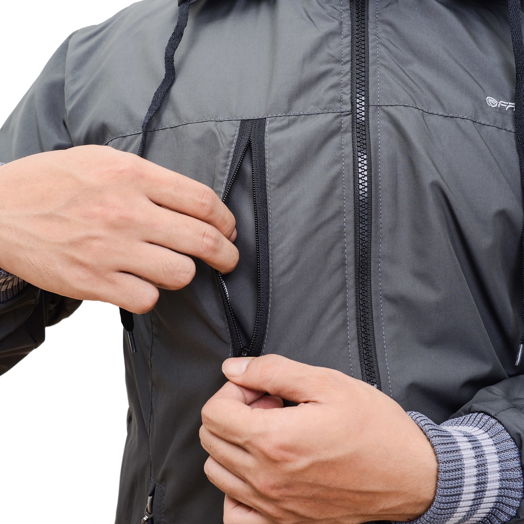 Freestyle Jaket Bolak Balik Pria Wanita BB Outerwear Jaket Pria Sporty Running Waterproof Windproof-2