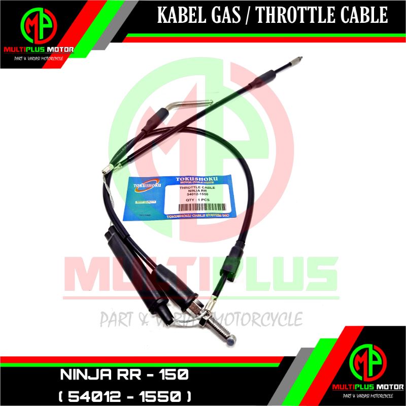 Kabel gas Tali gas Olor gas Throttle cable NINJA RR,NINJA 150 RR