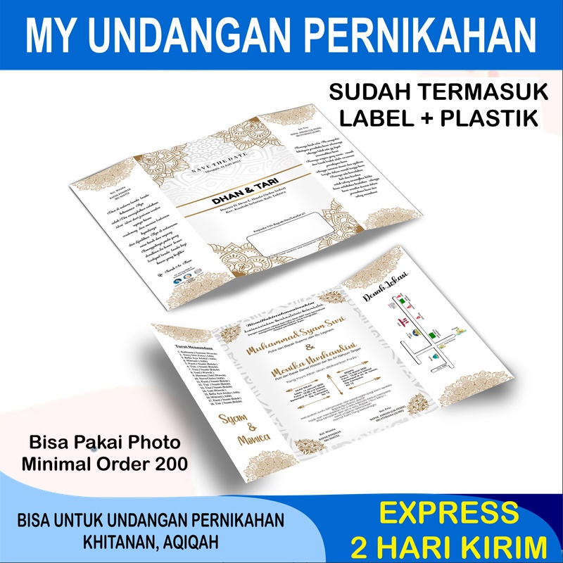 Undangan pernikahan unik, undangan pernikahan my undangan